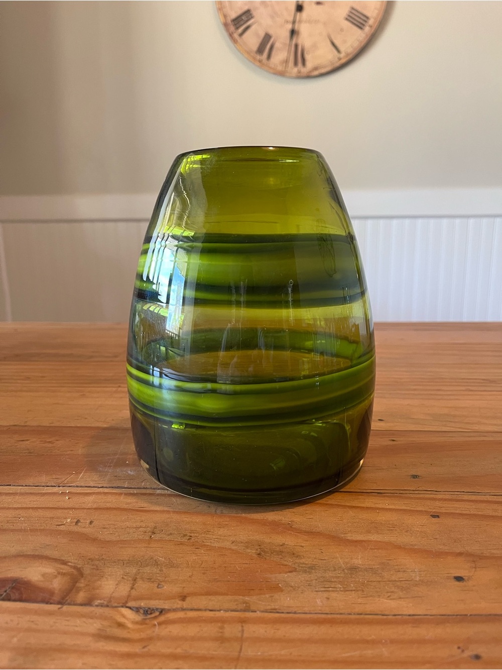 Vintage Mid Century Luciano Gaspari for Salviatil Art Glass Vase